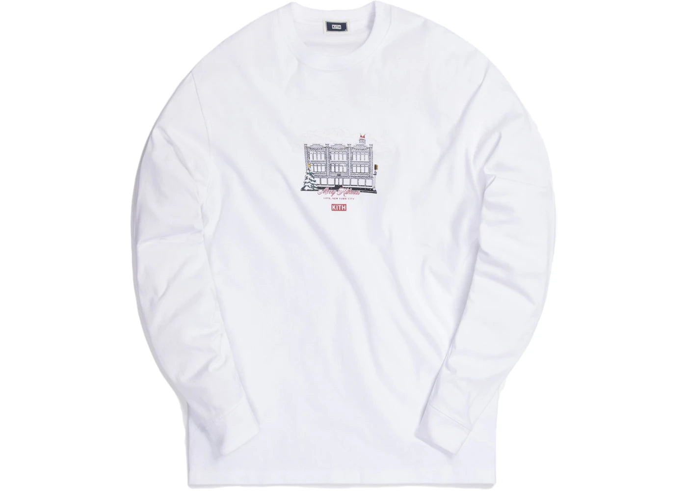 Kith Winter City New York L/S Tee White