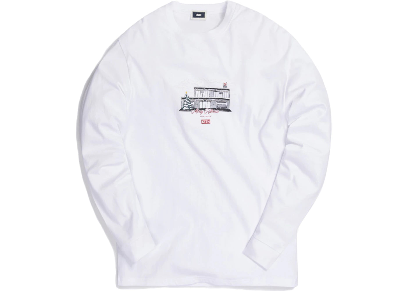 Kith Winter City Tokyo L/S Tee White