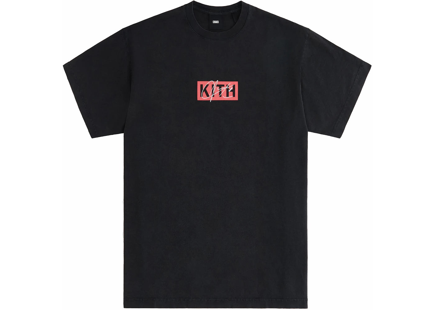 Kith Women Aaliyah Classic Logo Vintage Tee Black