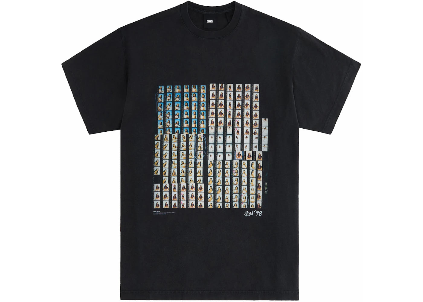 Kith Women Aaliyah Film Strip Vintage Tee Black