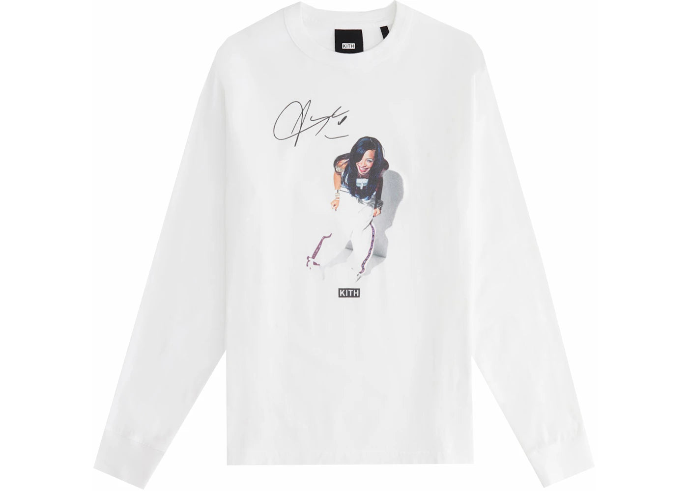 Kith Women Aaliyah One In A Million Sonoma L/S Tee White