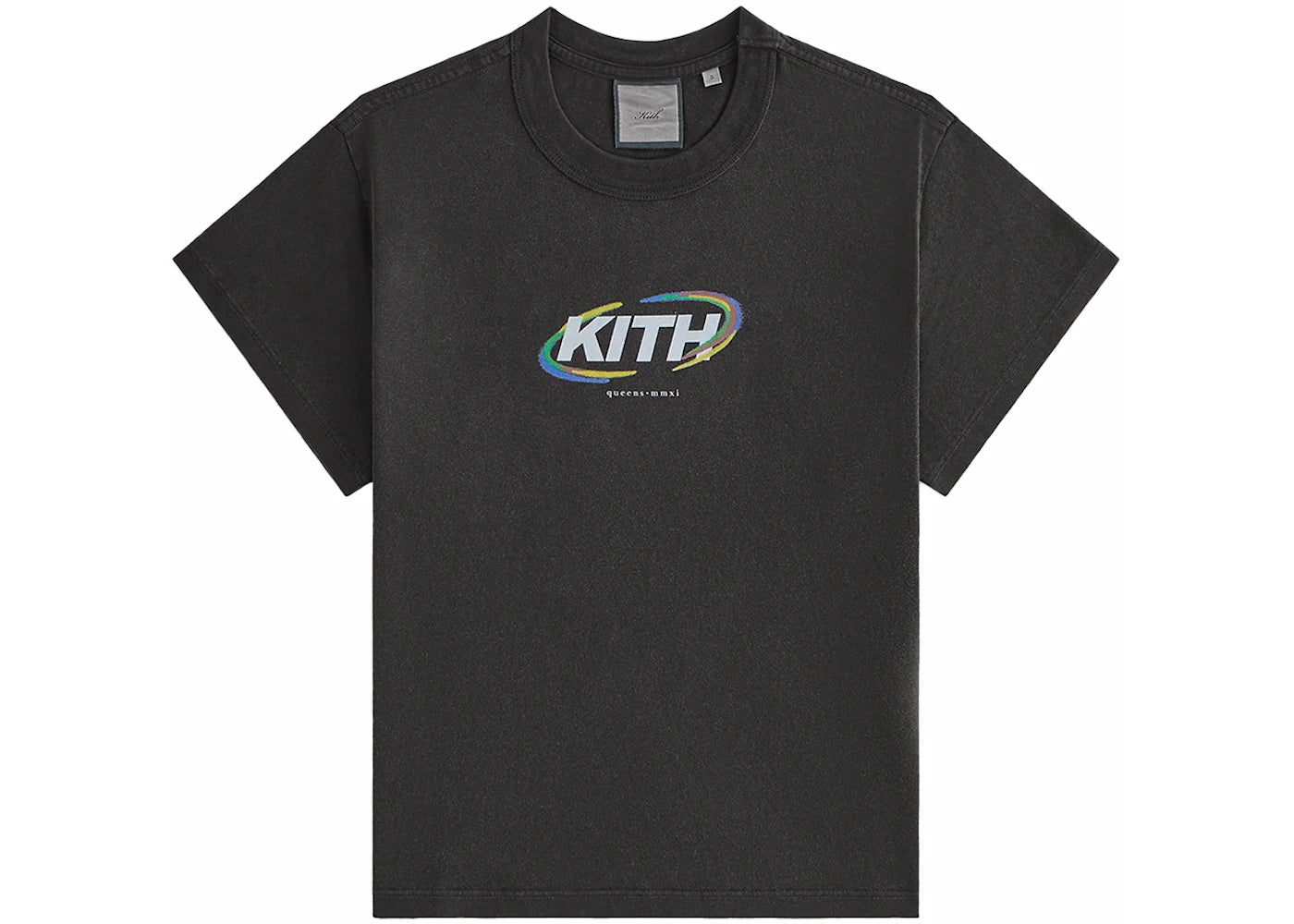 Kith Women Spiral Mulberry Vintage Tee Black