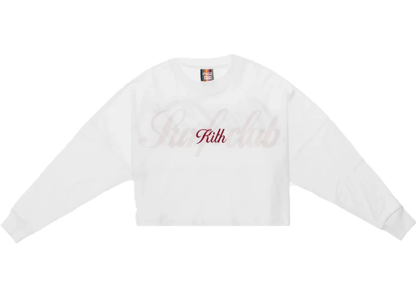 Kith Women x Coca-Cola Surf Club L/S Tee White