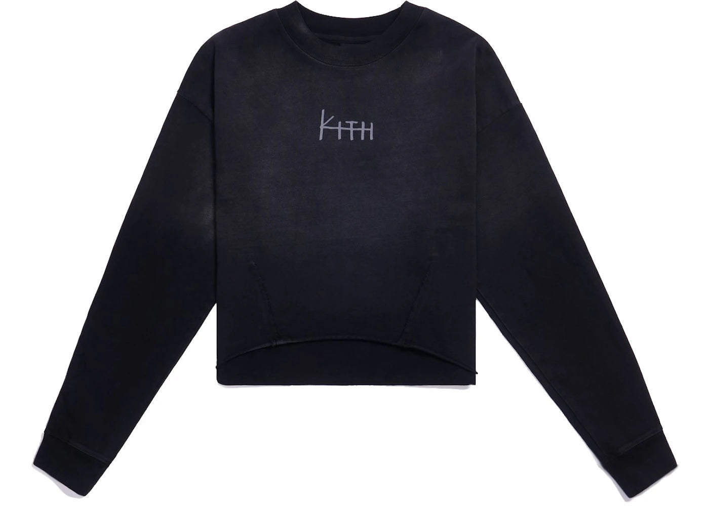 Kith Women x Ksubi Nova Crop L/S Tee Washed Black