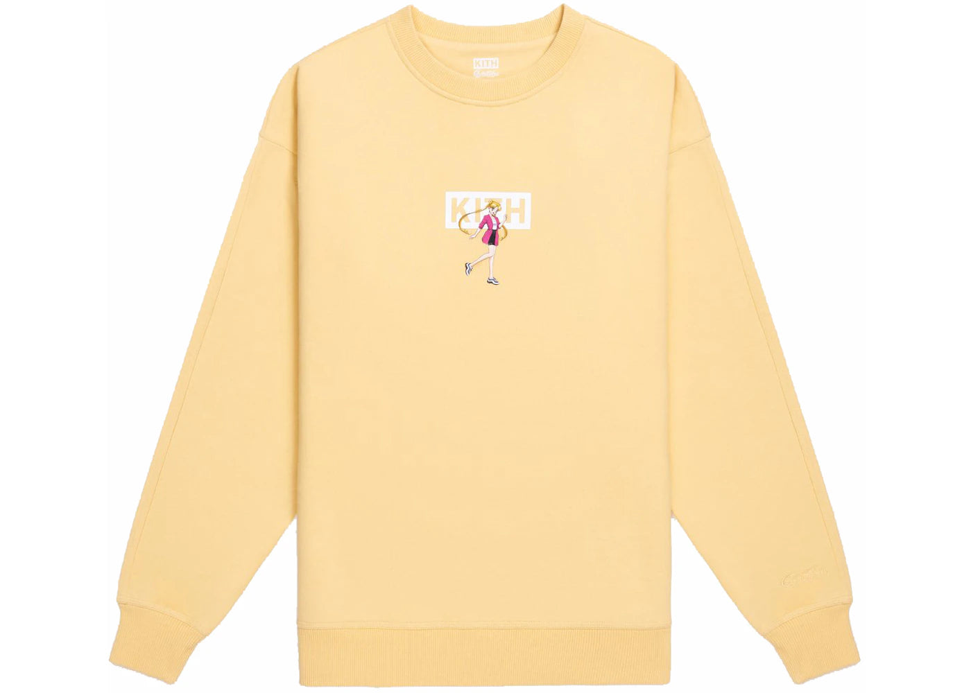 Kith Women x Sailor Moon Cris Crewneck Yellow