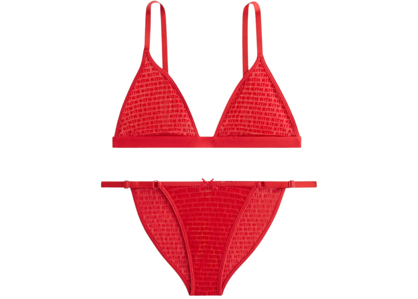 Kith Women's Bra & Cheeky Set Cherry Bomb