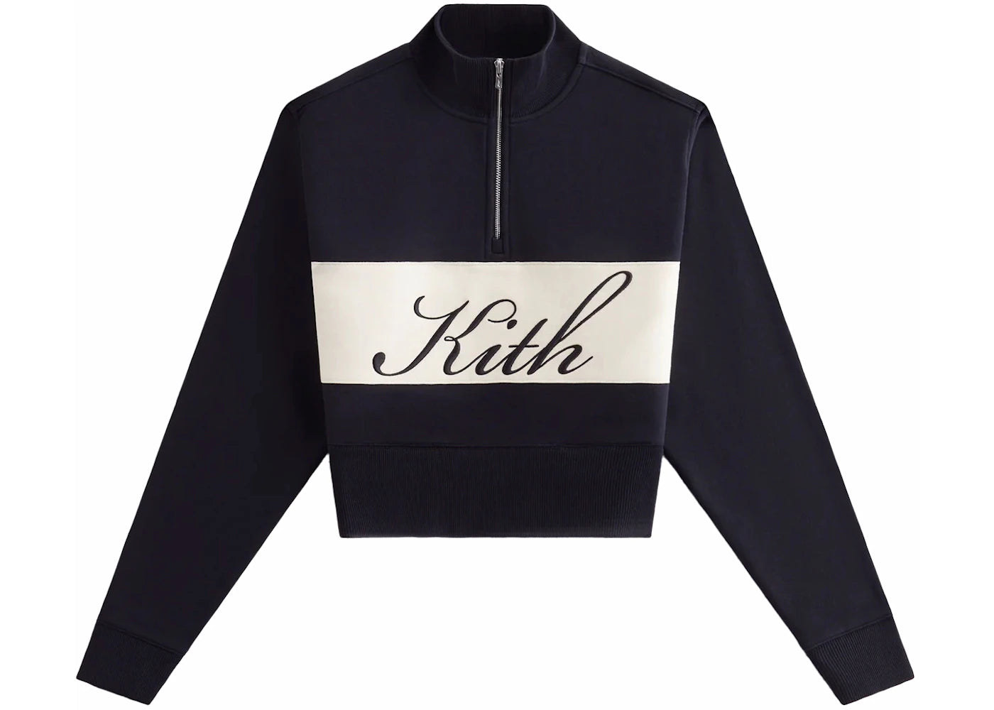 Kith Women's Hunter II Kith Script Quarter Zip Black