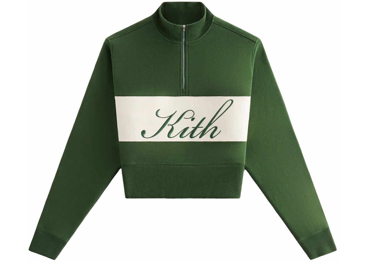 Kith Women's Hunter II Kith Script Quarter Zip Convoy
