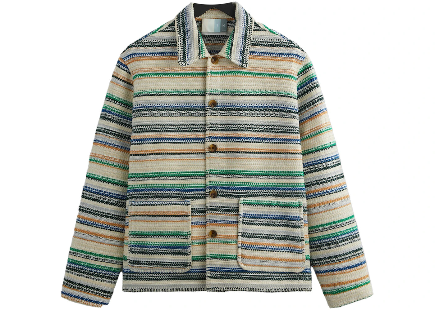 Kith Woven Stripe Coaches Jacket Current