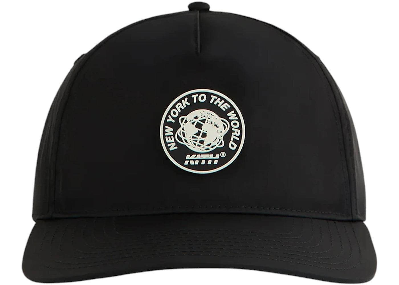 Kith Wrinkle Nylon Bay Low Pinch Crown Cap Black