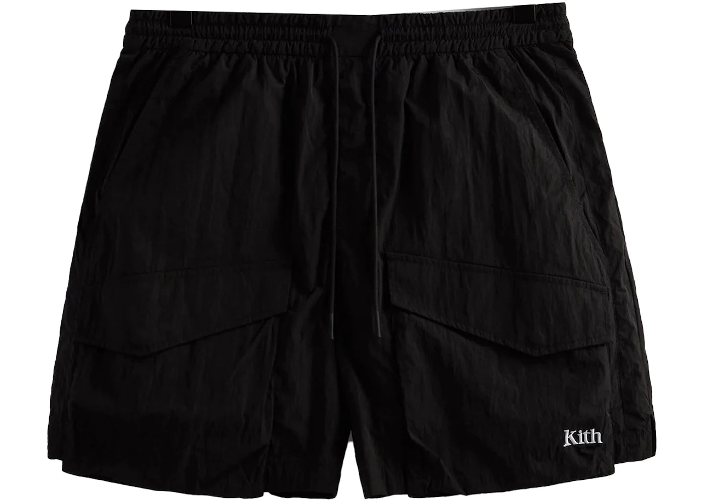 Kith Wrinkle Nylon Boreum Cargo Short Black