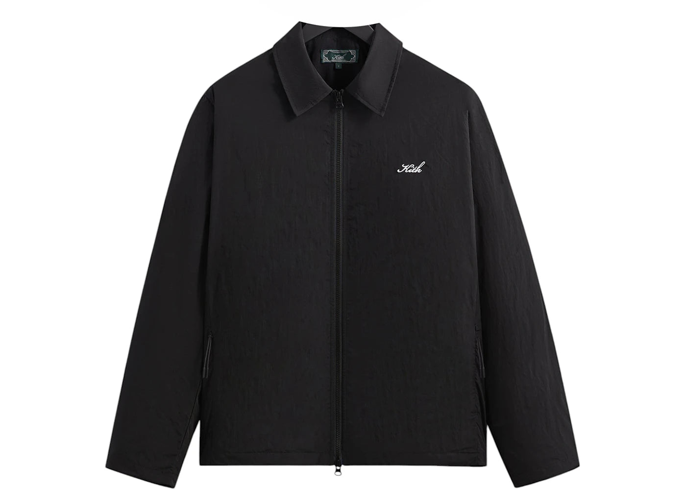 Kith Wrinkle Nylon Jonas Coaches Jacket Black