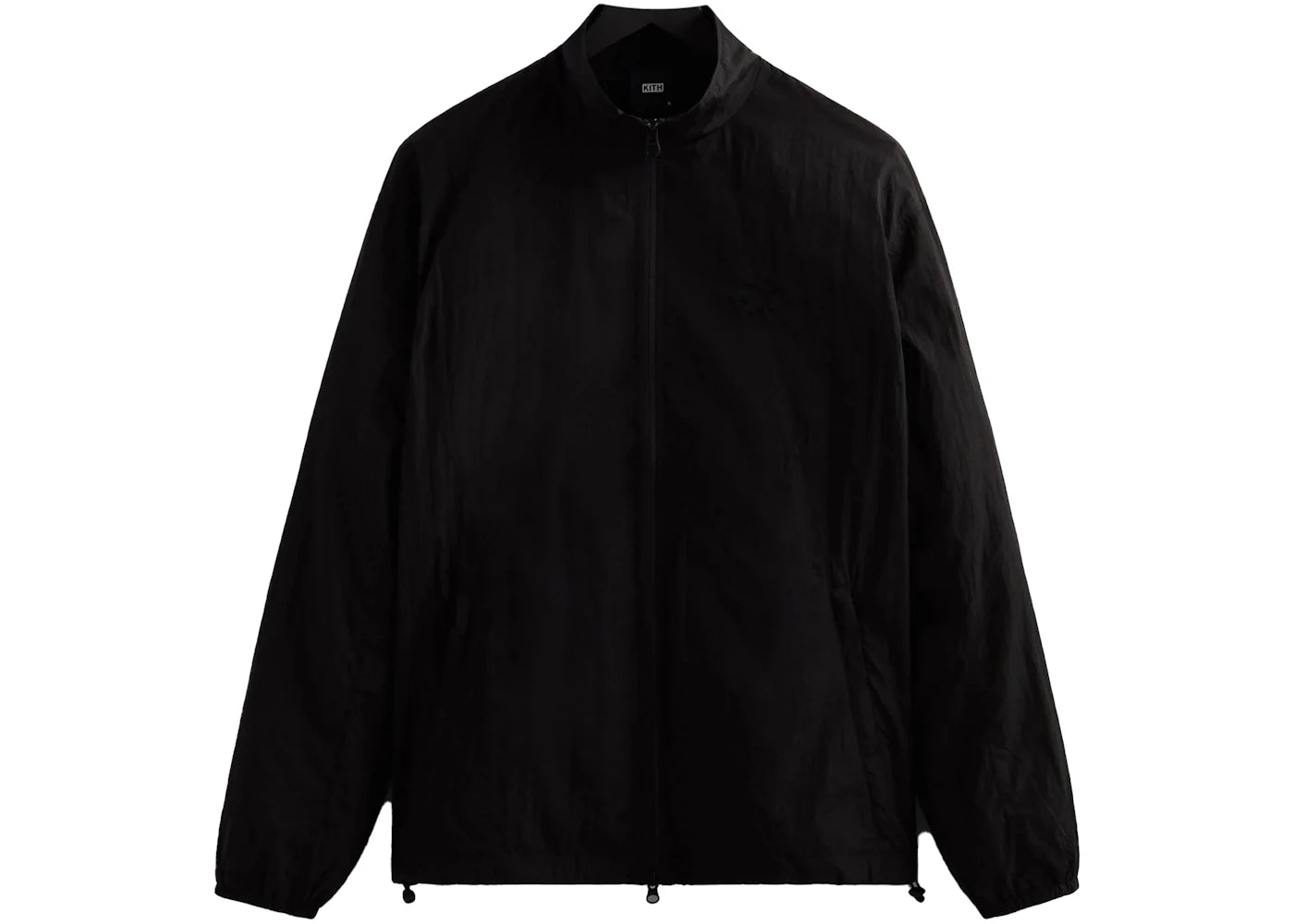 Kith Wrinkle Nylon Windsor Panelled Track Jacket Black