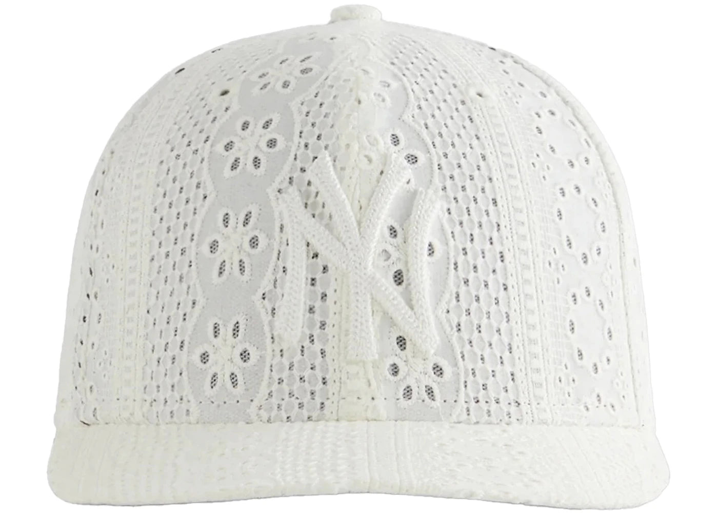 Kith Yankees Cotton Eyelet Low Profile 59Fifty Cap Sandrift