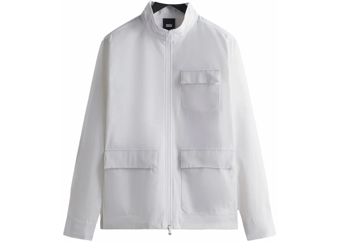 Kith Zip Front Lawton Jacket White