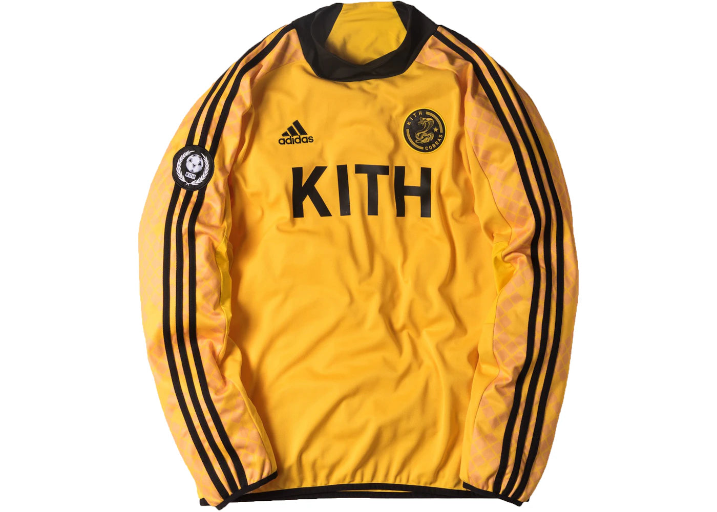 Kith adidas Soccer Cobras Goalie Jersey Yellow