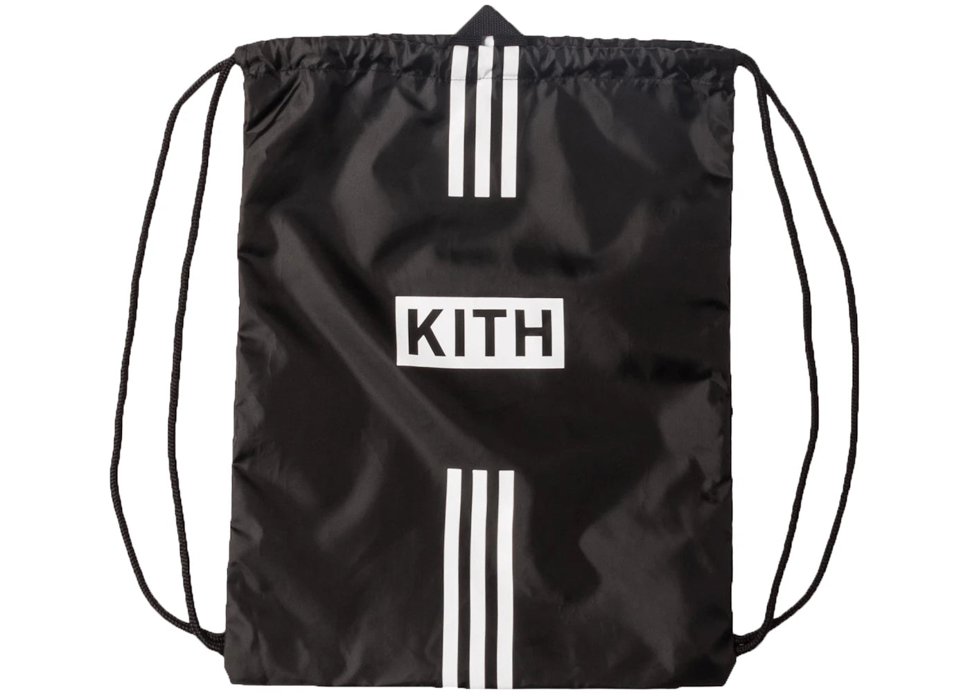 Kith adidas Soccer Drawstring Bag Black