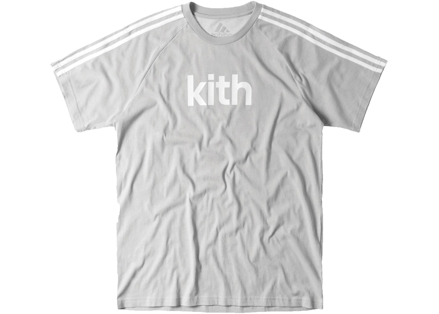 Kith adidas Soccer Flamingos Away Adi Logo Tee Grey