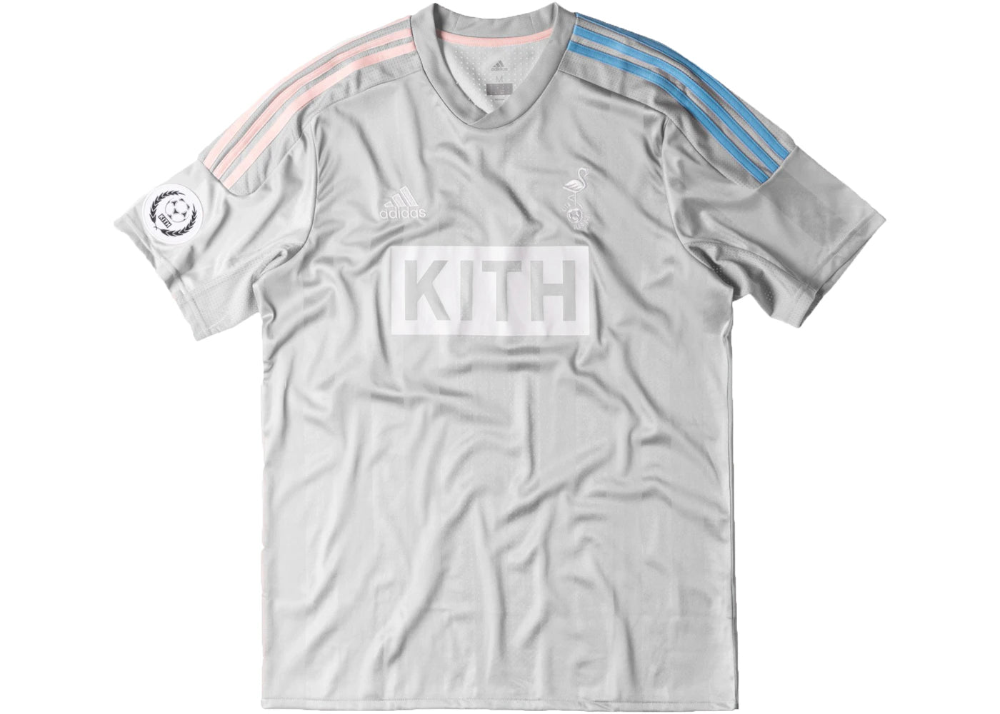 Kith adidas Soccer Flamingos Away Game Jersey Grey