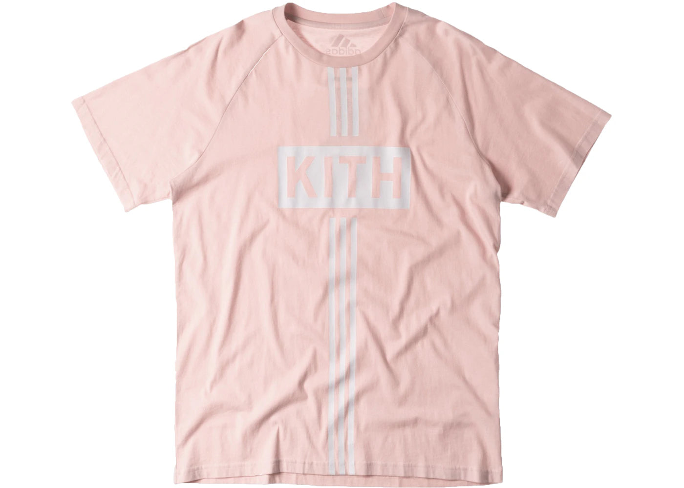 Kith adidas Soccer Flamingos Home Classic Logo Tee Pink