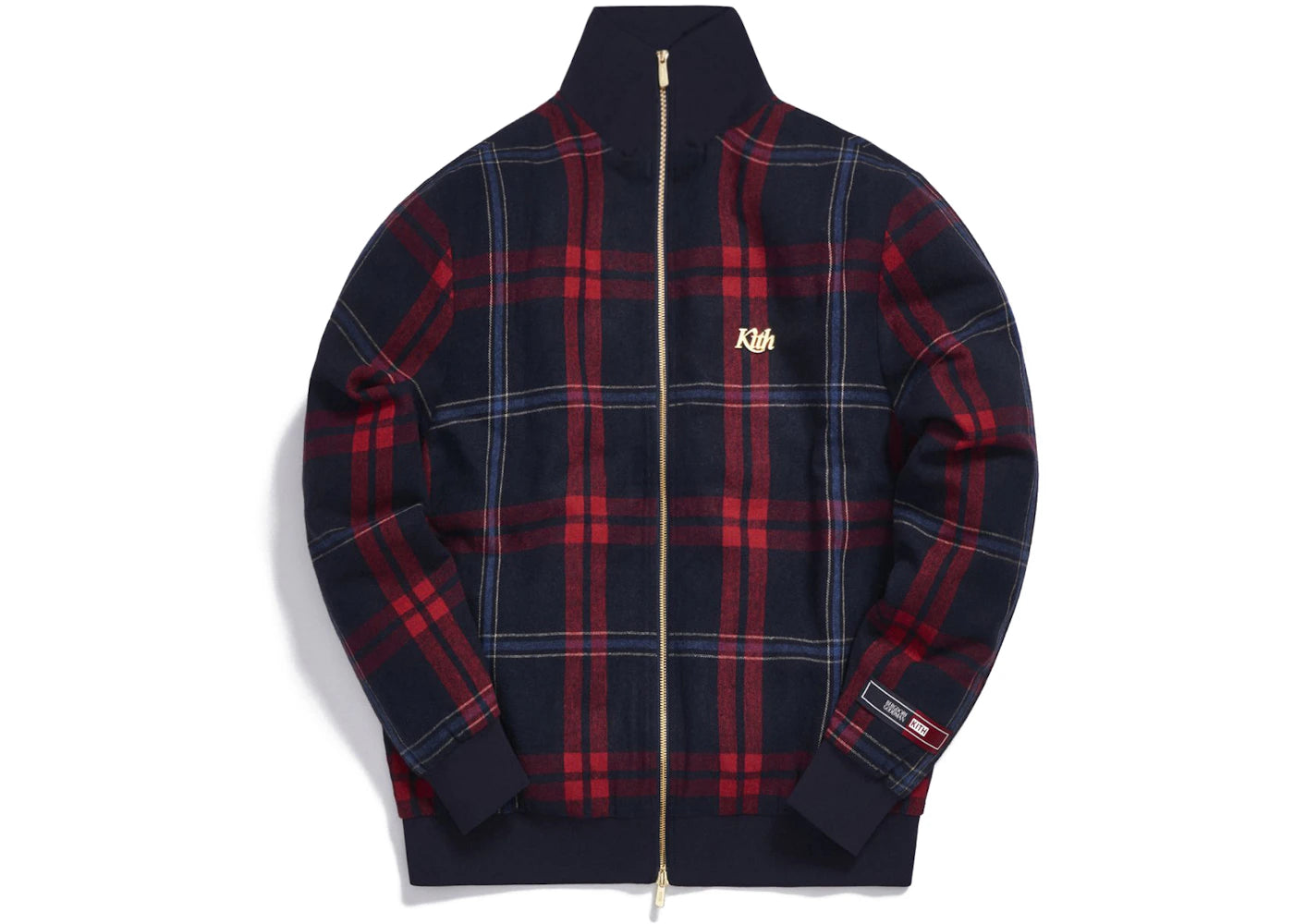 Kith for Bergdorf Goodman Lewis Track Jacket Navy/Blue Plaid