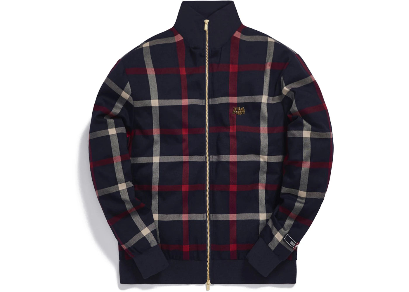 Kith for Bergdorf Goodman Roger Track Jacket Navy/Red Plaid