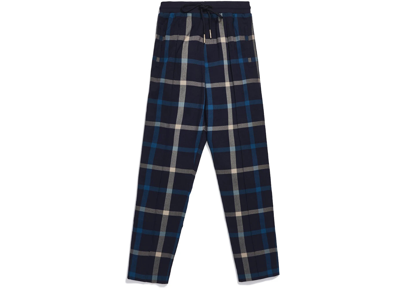 Kith for Bergdorf Goodman Roger Track Pant Navy/Blue Plaid