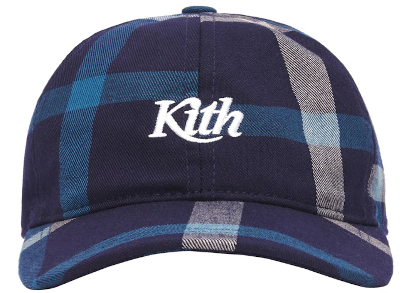 Kith for Bergdorf Goodman VF Plaid Cap Navy/Blue