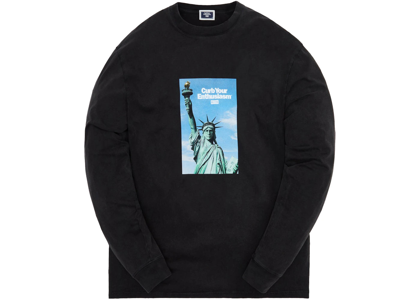 Kith for Curb Your Enthusiasm Liberty Vintage L/S Tee Black