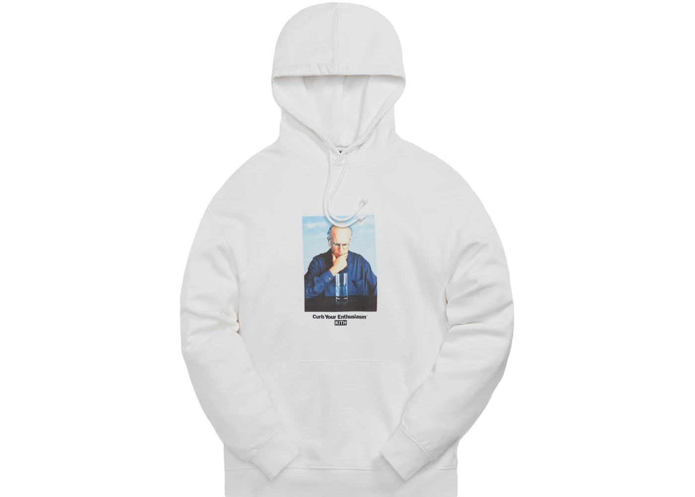 Kith for Curb Your Enthusiasm Perspective Hoodie White