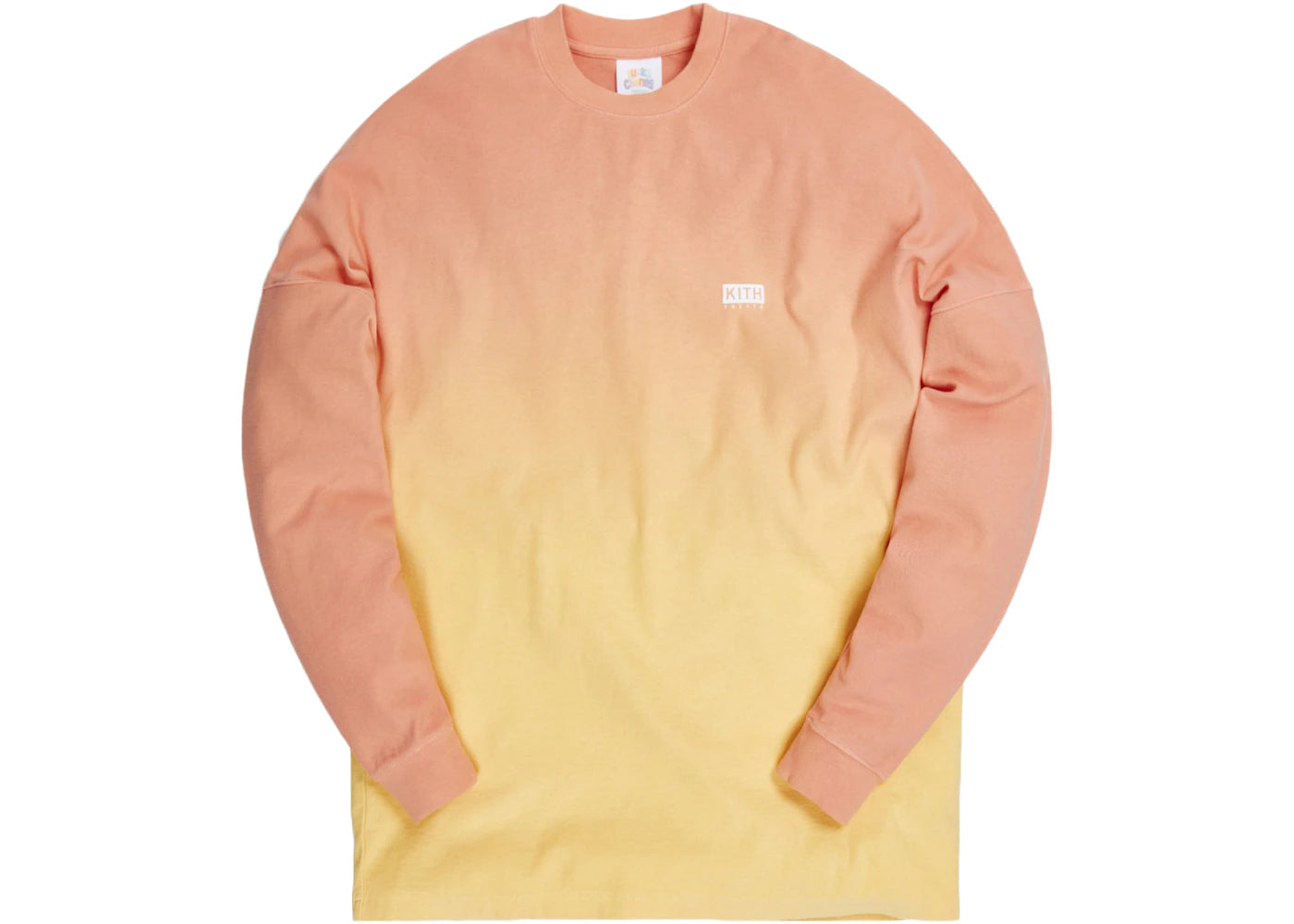 Kith for Lucky Charms Dip Dye L/S Tee Orange/Yellow