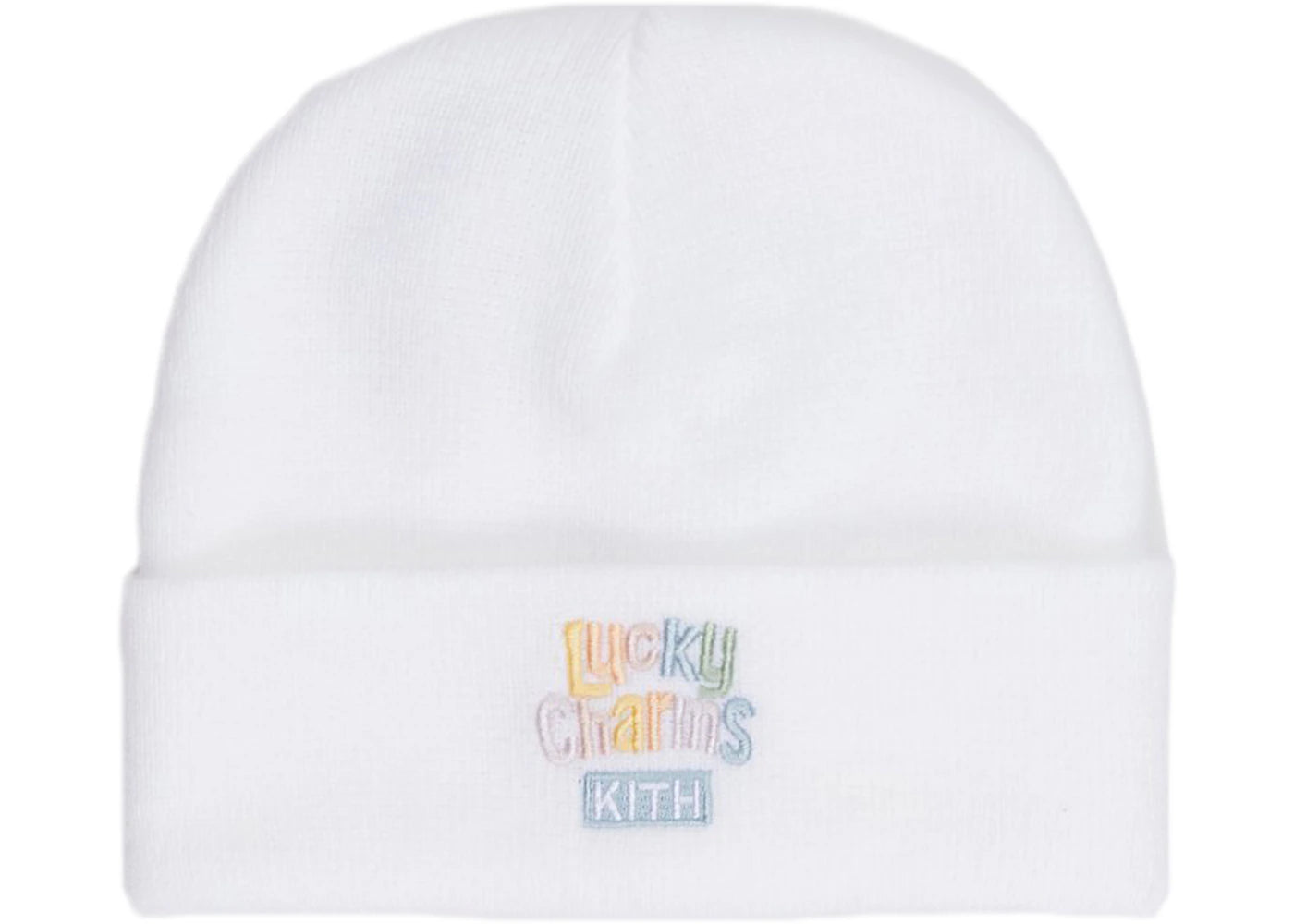 Kith for Lucky Charms Logo Beanie White