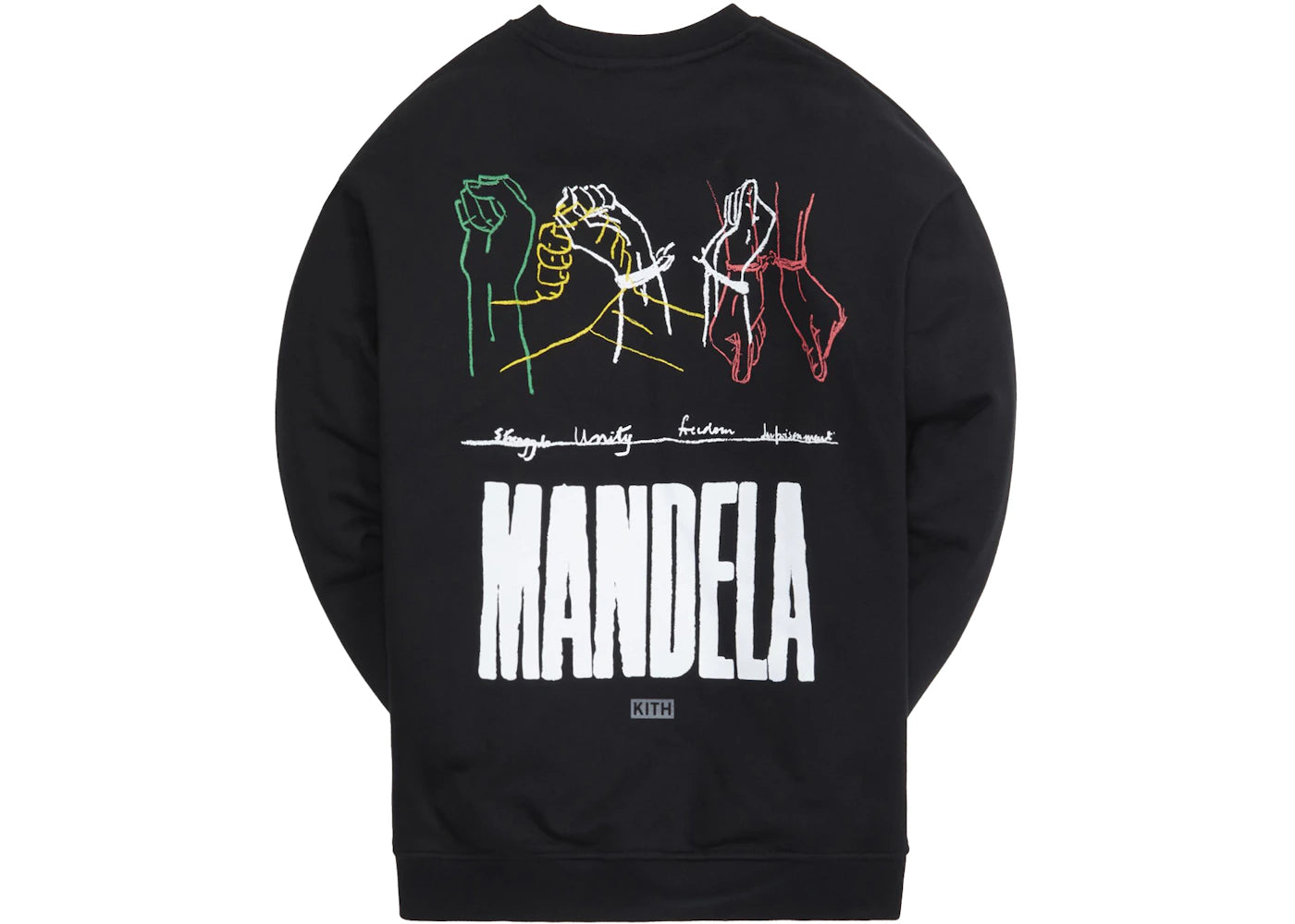 Kith for Mandela Day 2021 Freedom Crewneck Black