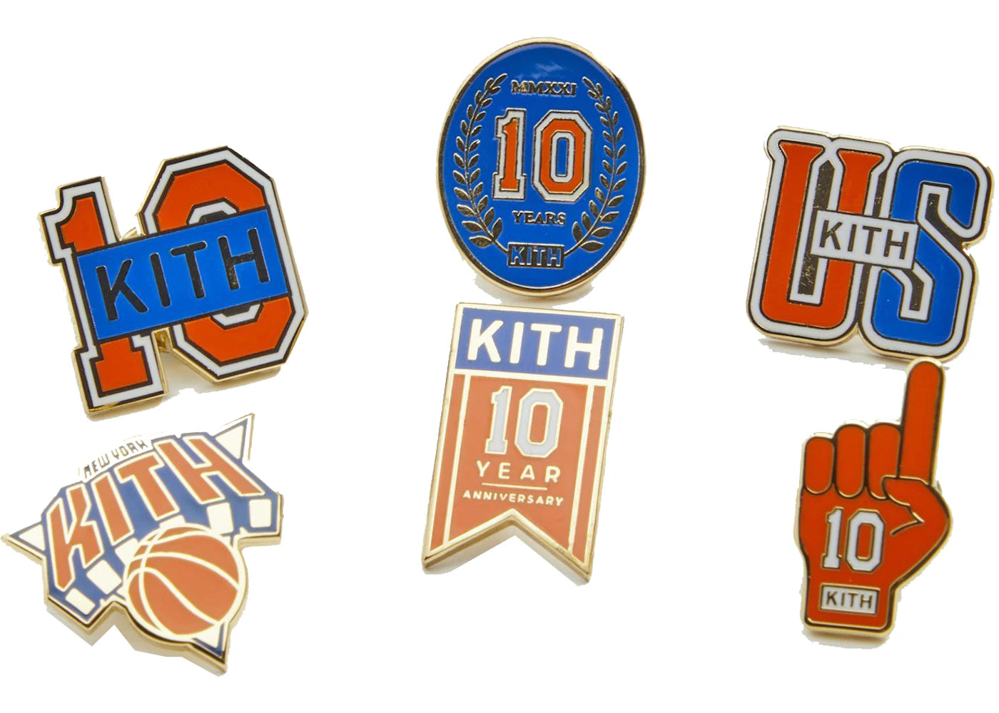Kith for New York Knicks Pinset Multi