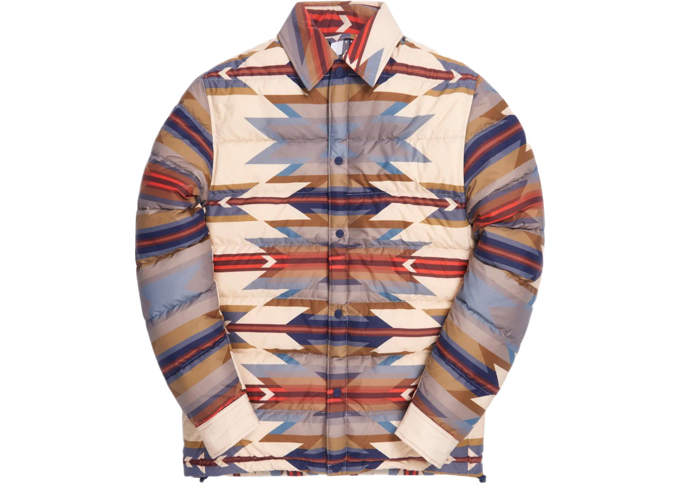 Kith for Pendleton Brave Star Puffer Shirt Jacket Tan/Multi