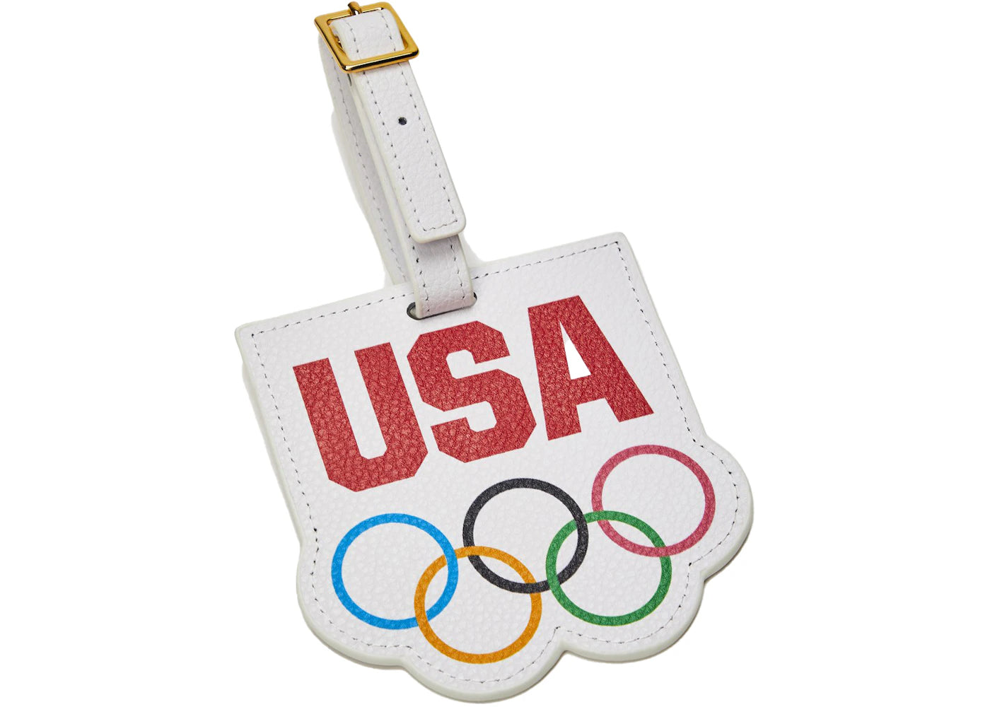 Kith for Team USA & Away Olympics Rings Luggage Tag White