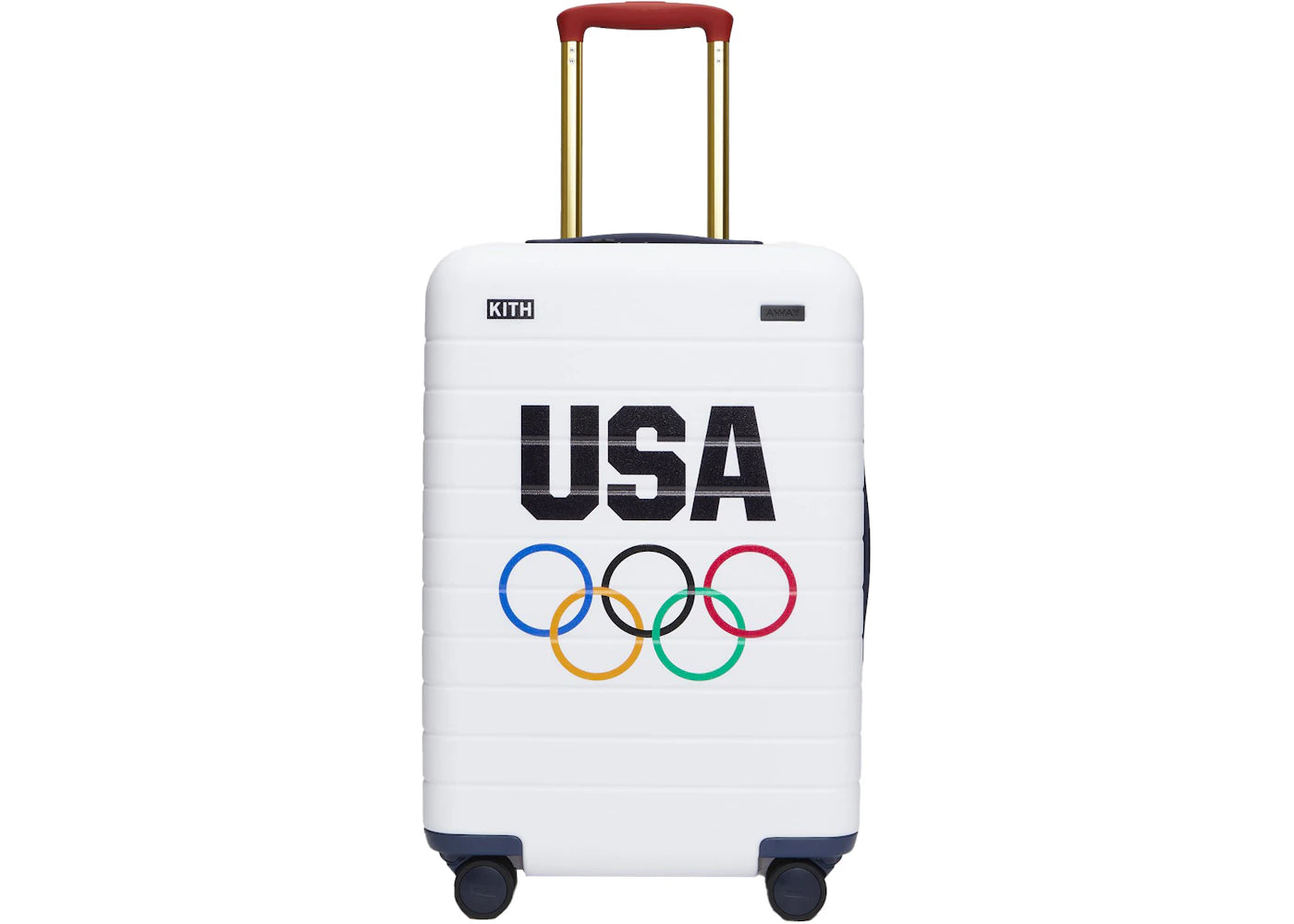 Kith for Team USA & Away PC Bigger Carry-on Luggage White