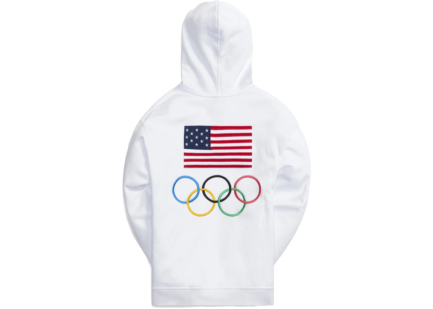 Kith for Team USA Flag Williams III Hoodie White