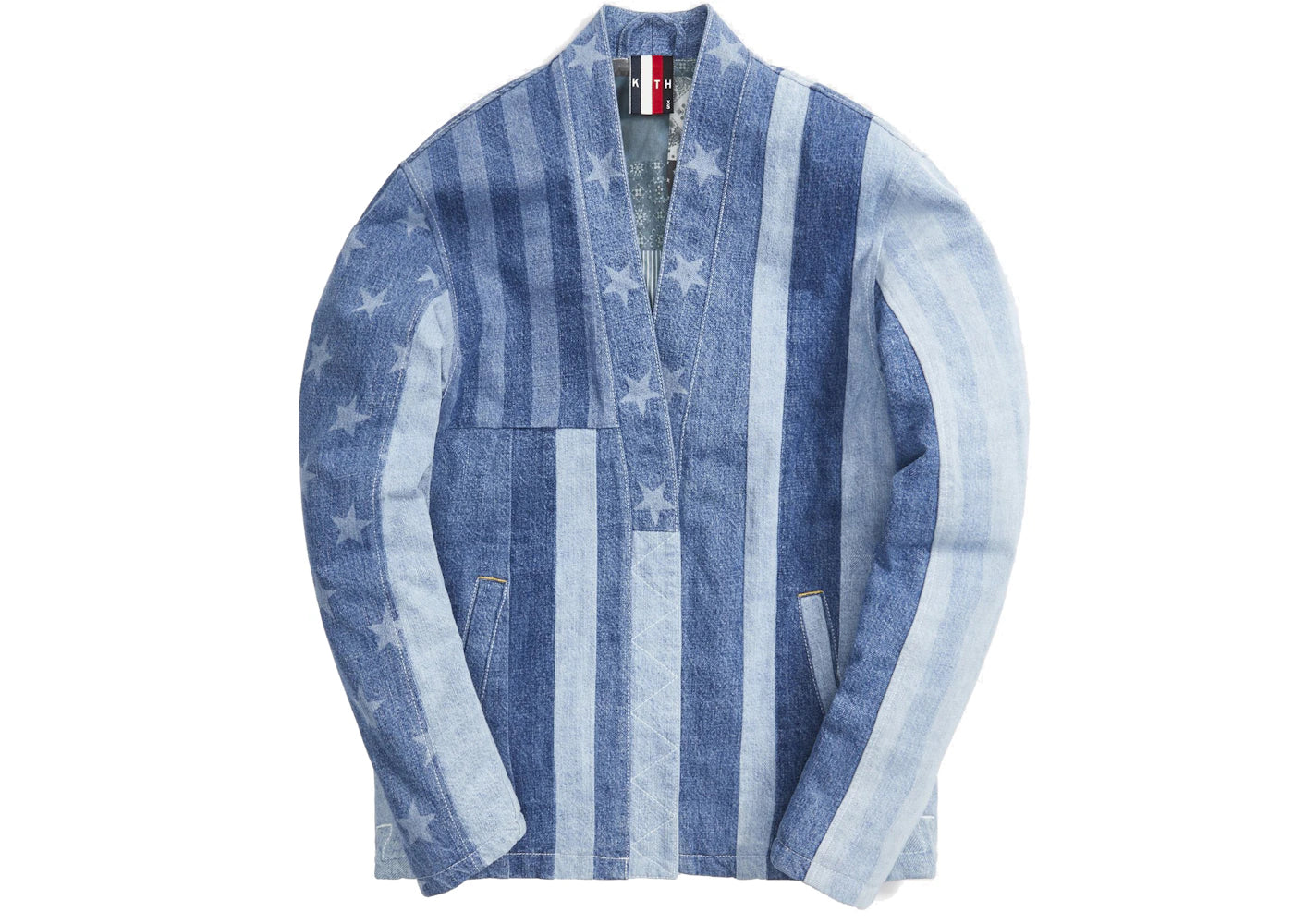 Kith for Team USA Indigo Patchwork Denim Gi Top Indigo