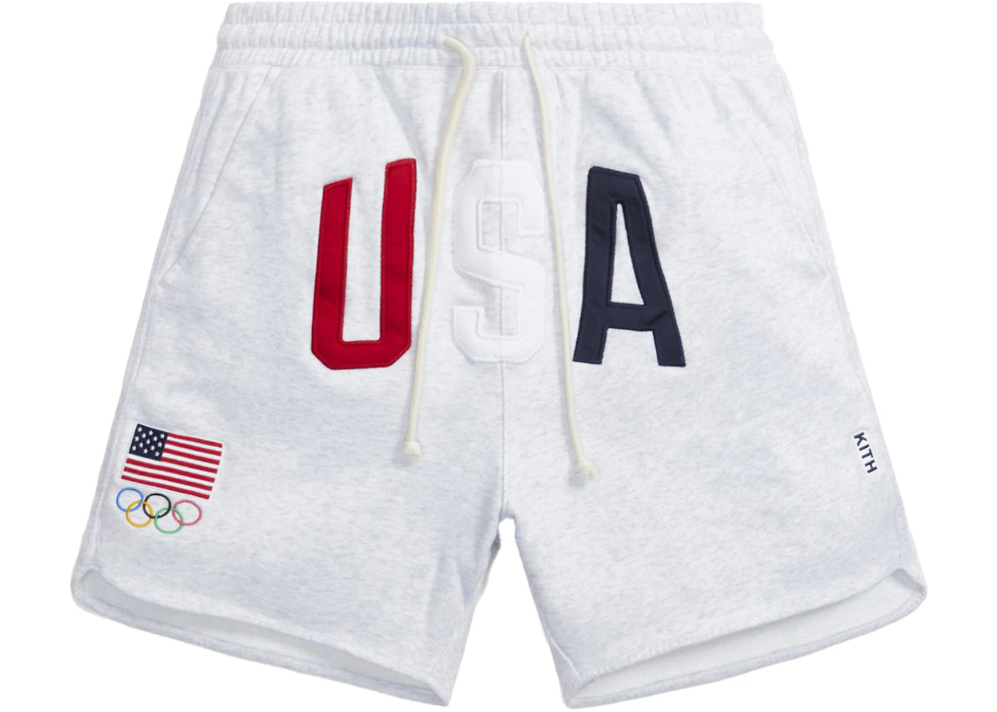 Kith for Team USA Jordan Baby Terry Short Light Heather Grey