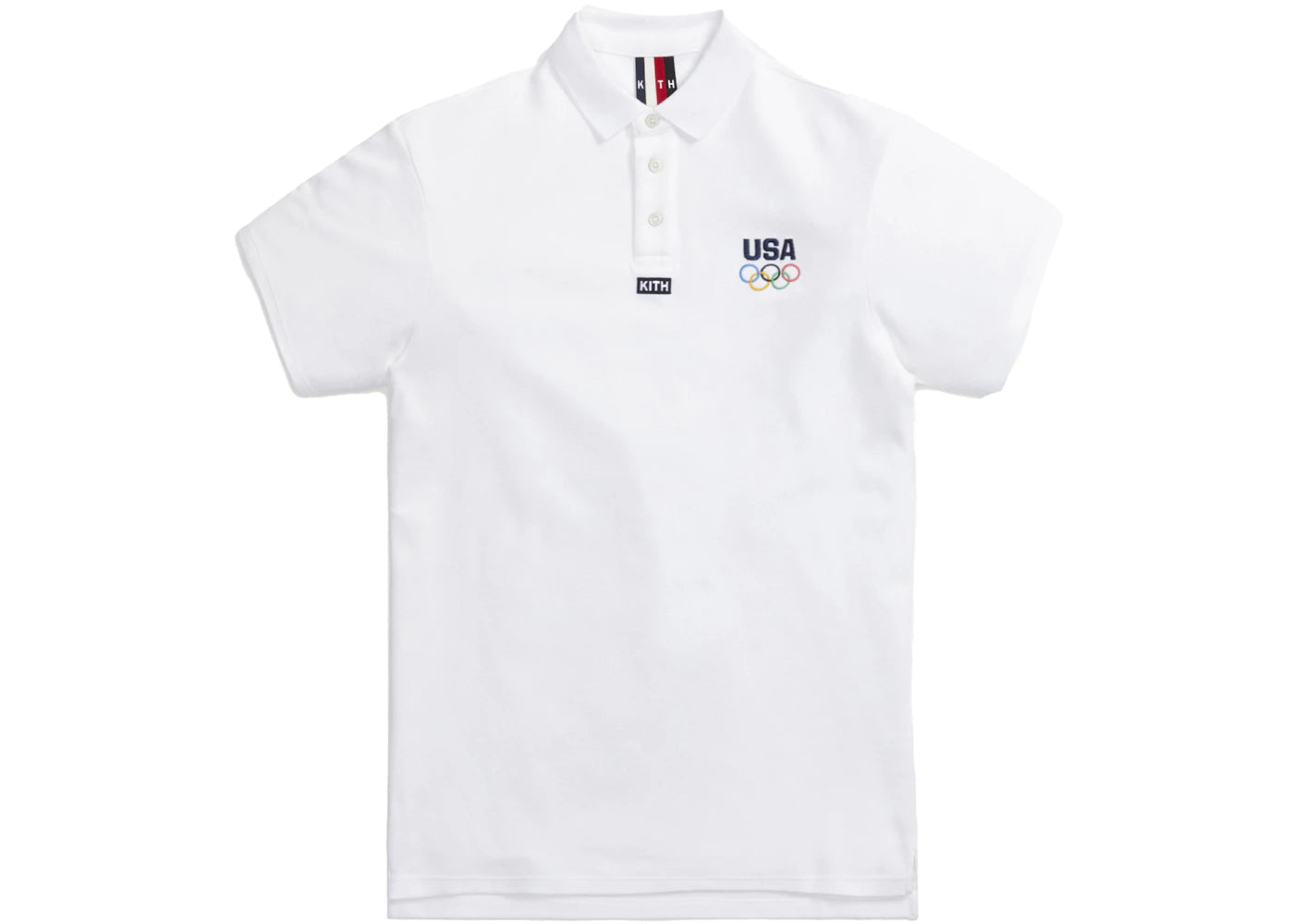 Kith for Team USA Pique Polo White