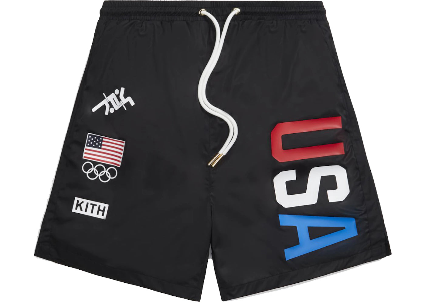 Kith for Team USA Ring Swim Shorts Black