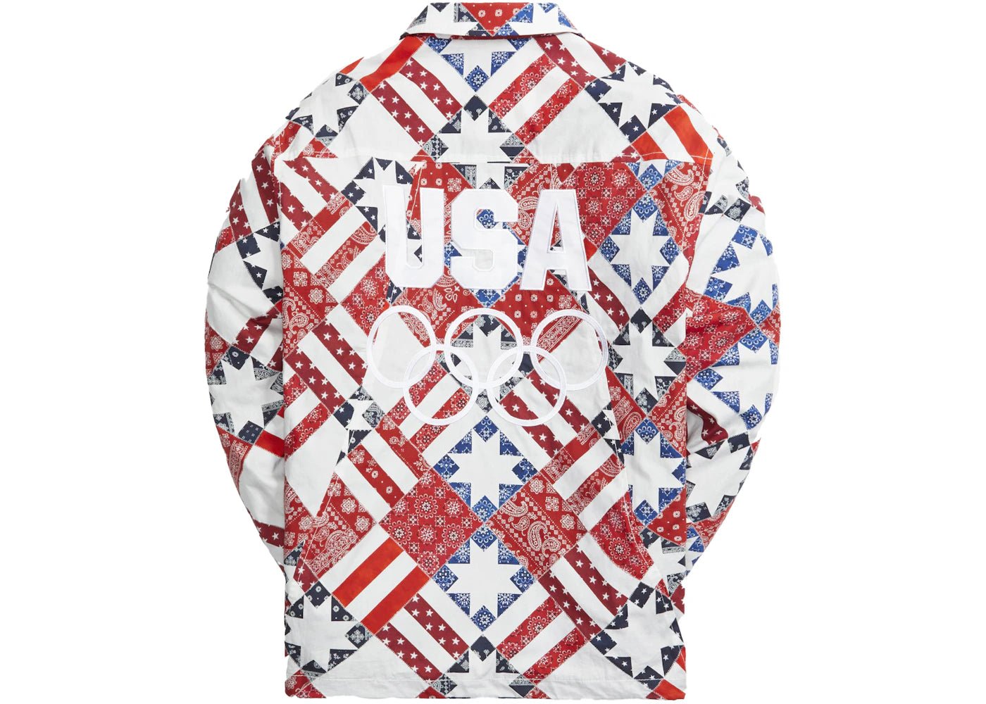 Kith for Team USA Starry Quilt Coaches Jacket Pyre