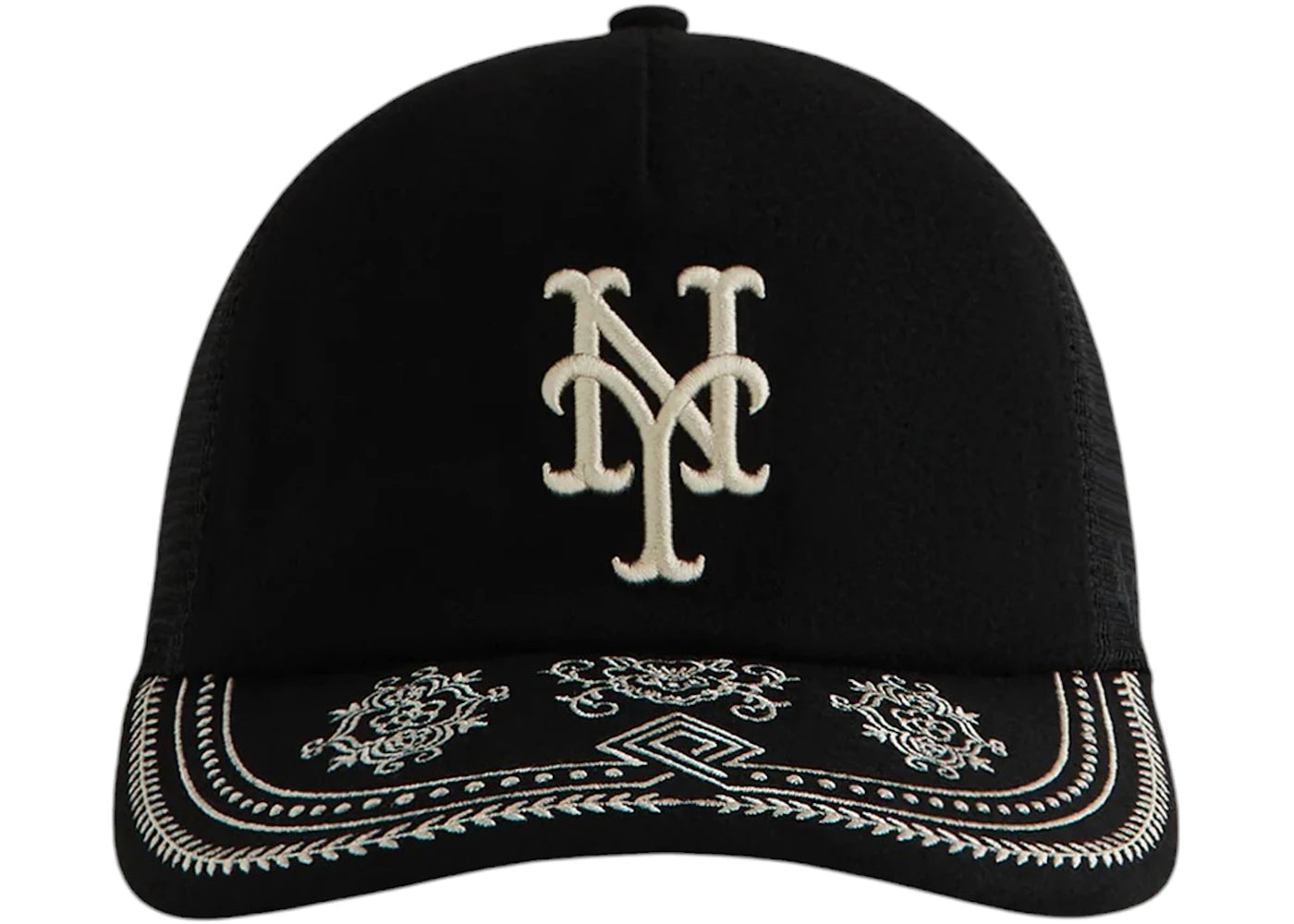 Kith x '47 New York Mets Franchise LS Trucker Hat Black