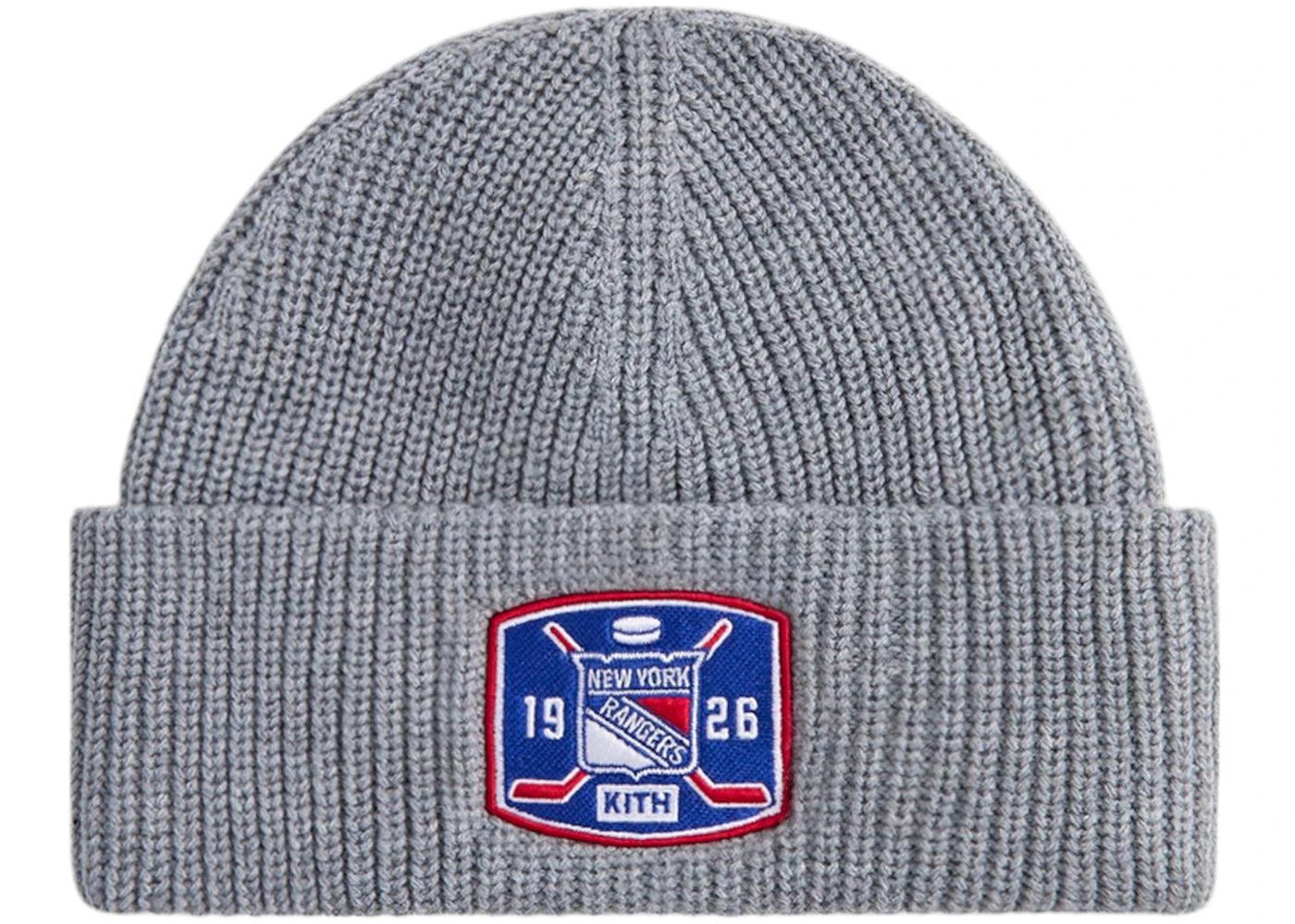 Kith x 47 New York Rangers Mia Beanie Light Heather Grey