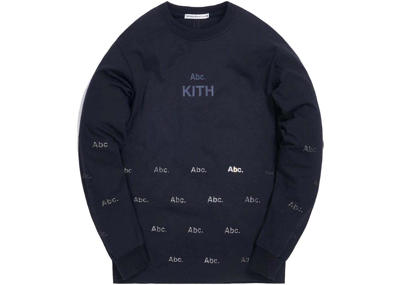 Kith x Advisory Board Crystals Diagram L/S Tee Black