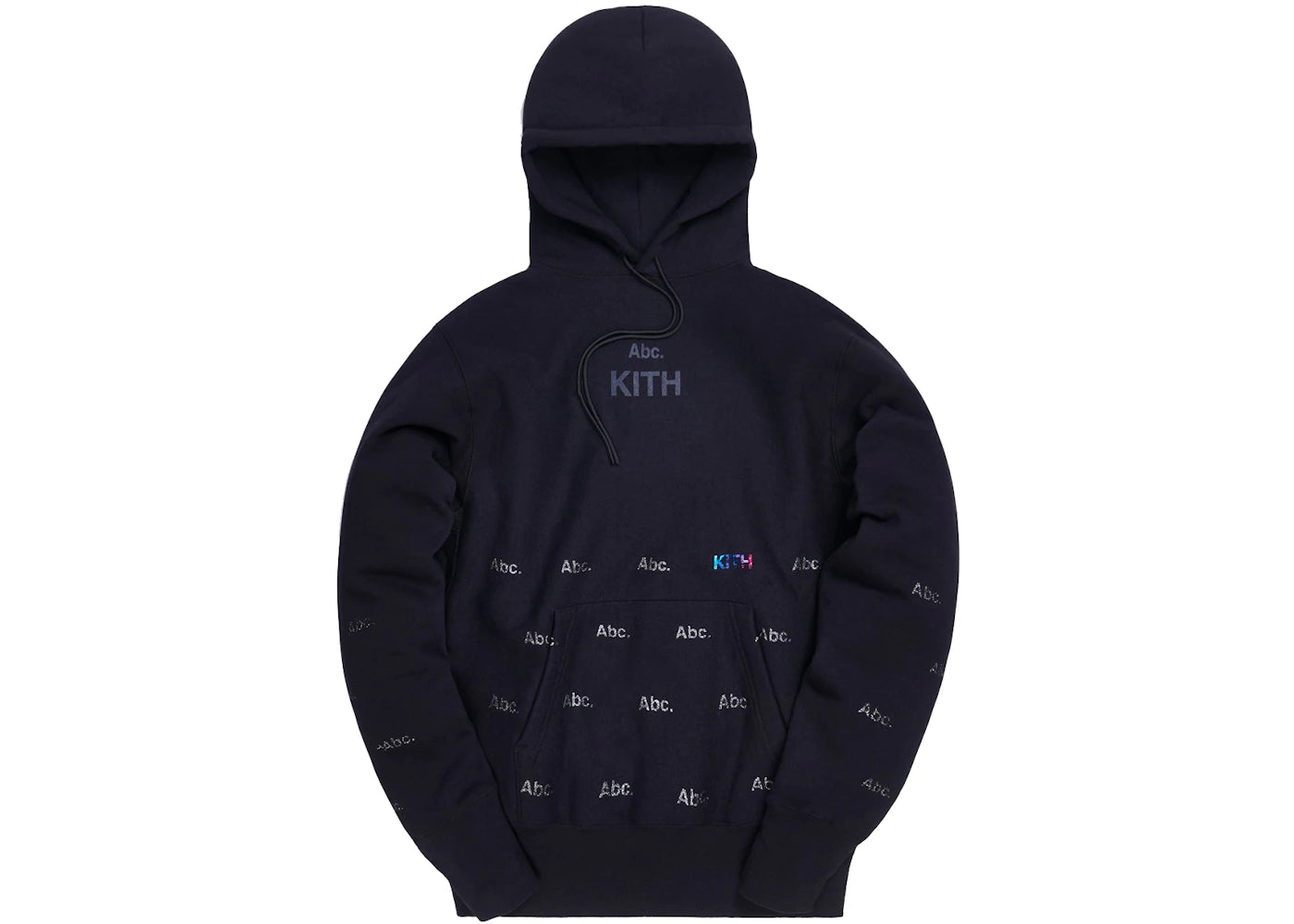 Kith x Advisory Board Crystals Holograph Hoodie Black