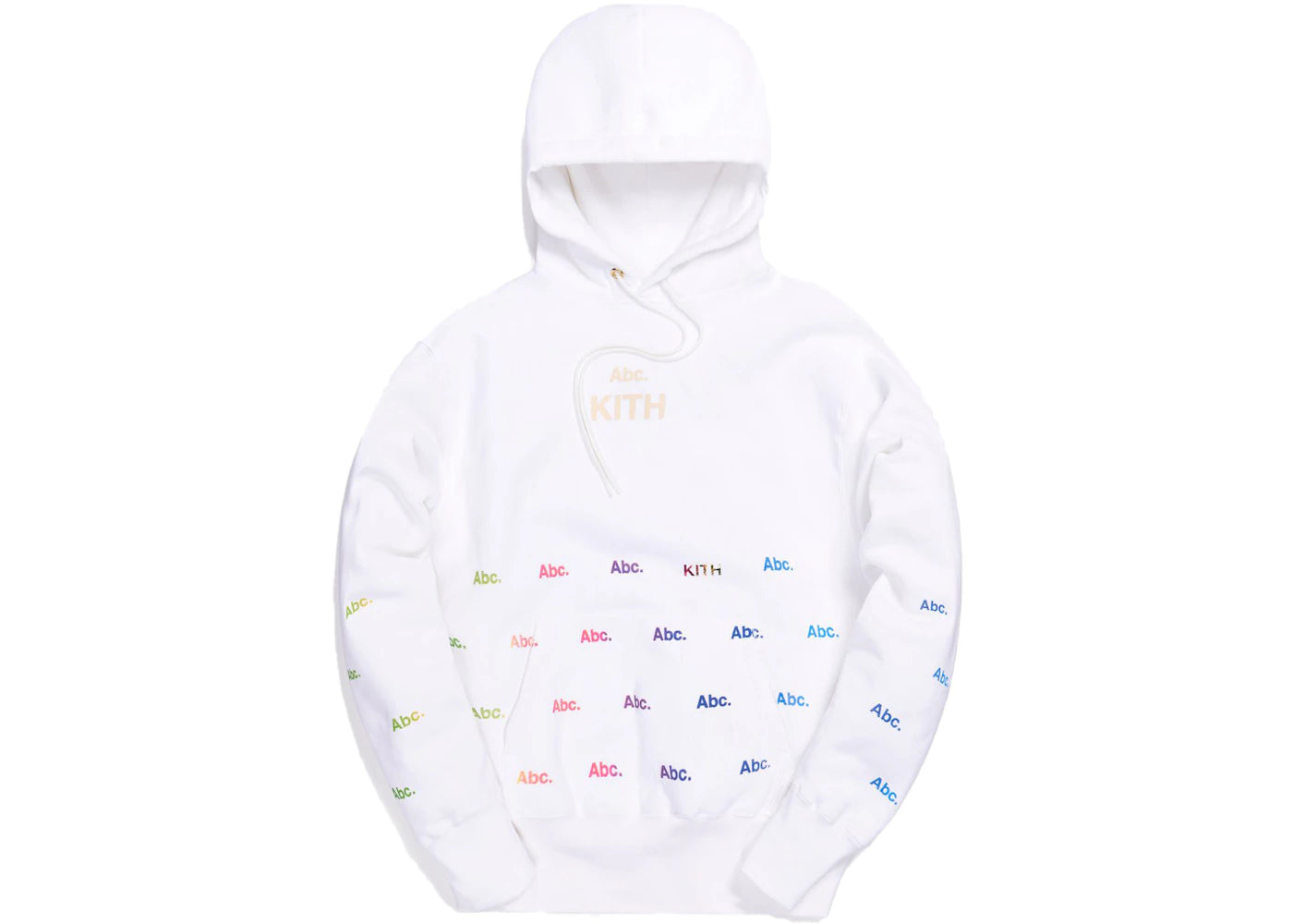 Kith x Advisory Board Crystals Holograph Hoodie White