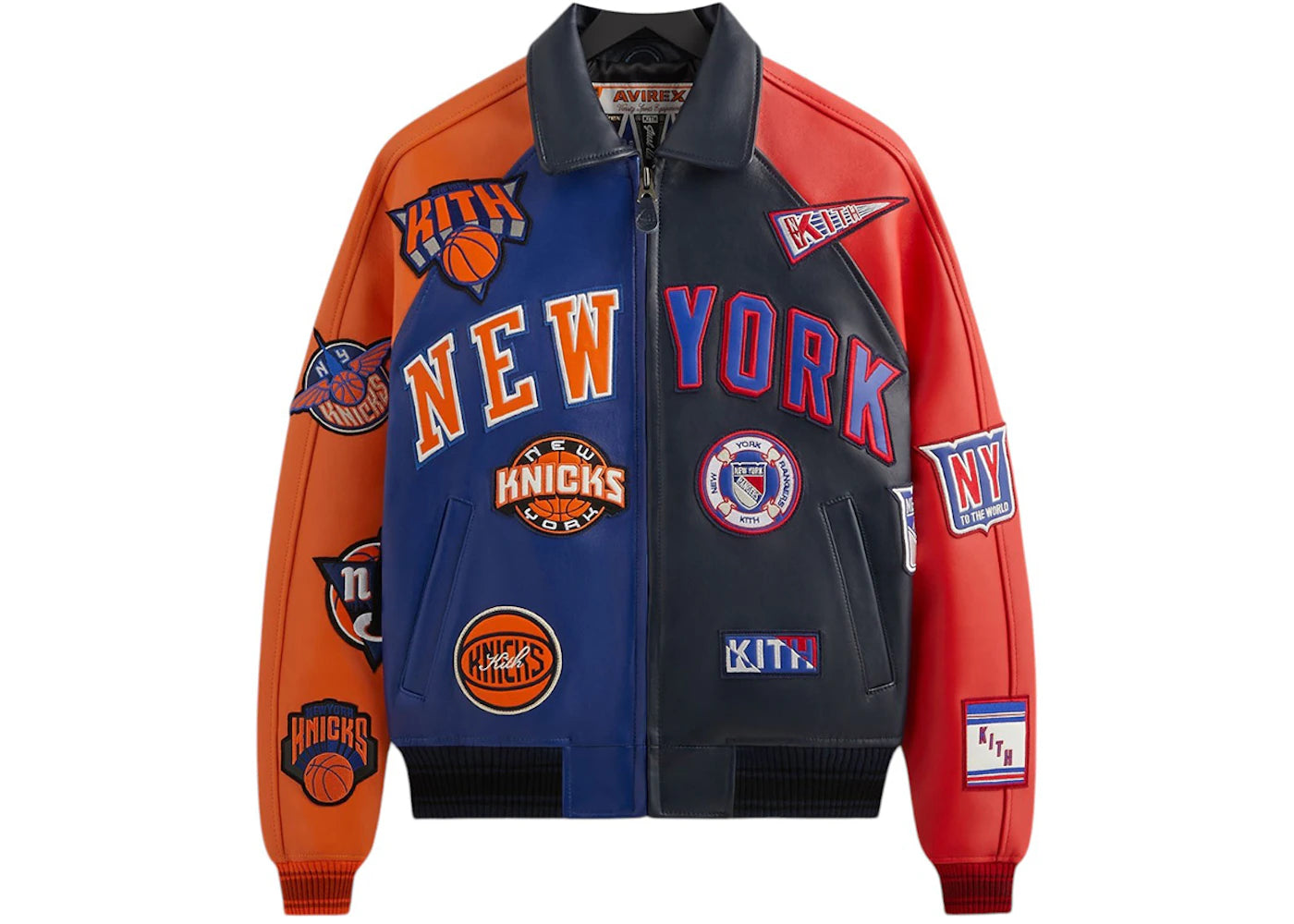 Kith x Avirex For Madison Square Garden Sports Icon Jacket Multi