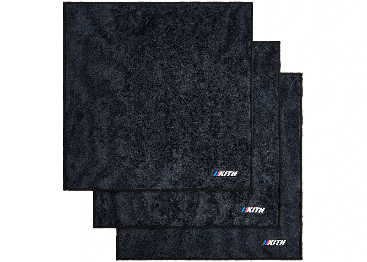 Kith x BMW Microfiber Towel (3 Pack) Black